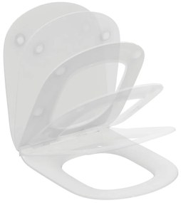Capac WC ultra plat, softClose, alb Alb
