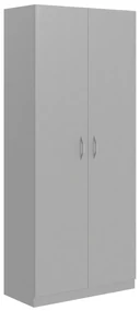 Dulap documente Simple cu 2 usi si 4 polite 770 x 375 x 1815 mm, gri