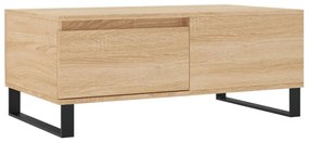 vidaXL Măsuță de cafea, stejar sonoma, 90x50x36,5 cm, lemn compozit