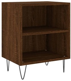 826794 vidaXL Noptieră, stejar maro, 40x30x50 cm, lemn compozit