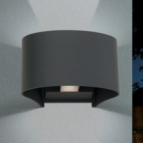 Aplica LED de exterior design modern ambiental IP54 GRETA antracit