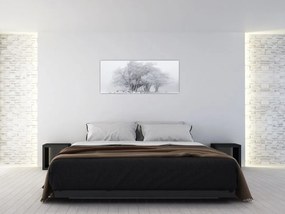 Tablou - Iarnă albă (120x50 cm)