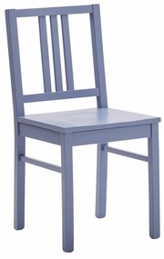 SCAUN LEMN MASIV - ALBASTRU