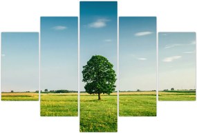 Tablu - Copac în luncă (150x105 cm)