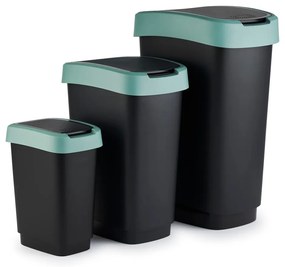 Coș de gunoi din plastic reciclat 25 l Twist - Rotho