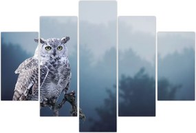 Tablou - Bufniță de zăpadă (150x105 cm)
