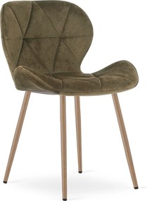 Scaun de masa MANGO VELVET, maro