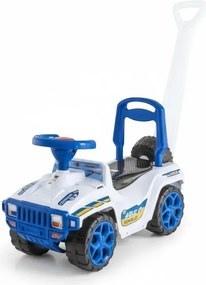 Masinuta copii si bebe NOVOKIDS™ My first SUV Car XXL , Lungime 85 cm, Maner de impins pentru parinti detasabil, Functie trotineta fara pedale,