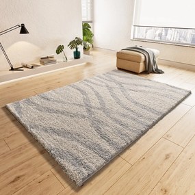 Covor gri deschis-crem 80x150 cm Helia – Universal