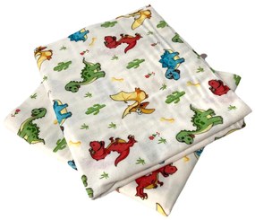 Set 4 scutece finet Deseda 70x70cm Deseda Dinozauri