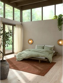 Pat maro din lemn de pin cu somieră 90x200 cm Japan – Karup Design