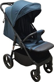 Carucior nou nascuti 2 in 1 BABY CARE™ PRO S 508, Cadru aluminiu, Spatar reglabil in 3 trepte, Husa picioare, Frana picior, Pliabil, Albastru