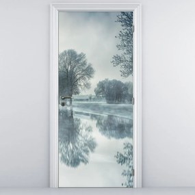 Fototapet pentru ușă - Natura iarna (95x205cm)