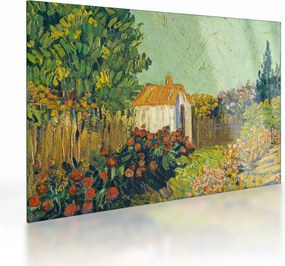Tablou pe sticlă - Imitator of Vincent van Gogh, Landscape, reproducere (70x50 cm)