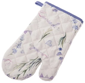 Mănușă de bucătărie impermeabilă Lavandă, 17 x 27 cm