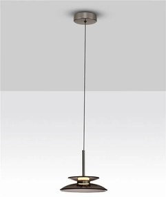 Lustra LED design ambiental Esti maro inchis 23cm