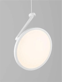 Pendul LED design ambiental Opi alb