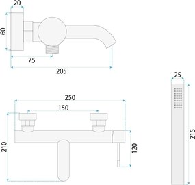 Baterie de cada Rea Lungo Diamond cupru
