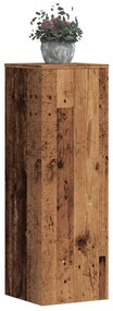 vidaXL Suporturi plante 2 buc. lemn vechi 33x33x100 cm lemn prelucrat
