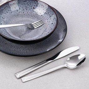 Tacâmuri argintii din oțel inoxidabil 24 buc. Bright – Orion