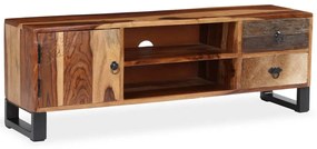 244933 vidaXL Comodă TV Lemn masiv de sheesham, 120x30x40 cm