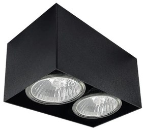 Brosline 1076 - spot CAGE 2xGU10/10W/230V negru