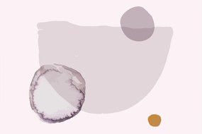 Tablou - Minimalism violet N⁰2 (90x60 cm)