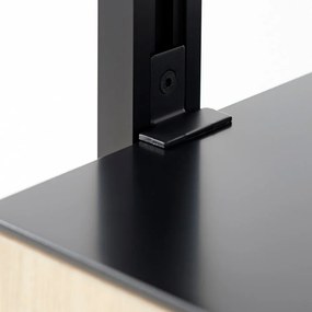 Bibliotecă neagră 98x210 cm Edge by Hammel – Hammel Furniture