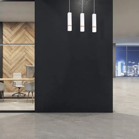 Lustră pe cablu VIDAR 3xGU10/25W/230V alb