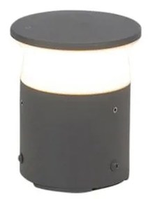 Lampă modernă de exterior gri închis 12 cm cu LED inclus - Bar