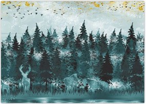 Tablou - Animale din pădure (70x50 cm)