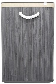 Juskys Coș de bambus Curly 150 L - gri