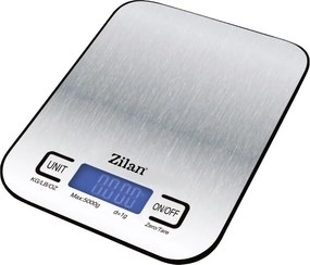 Cantar alimentar digital Zilan ZLN2984 Gri, capacitate 5000g, inchidere automata