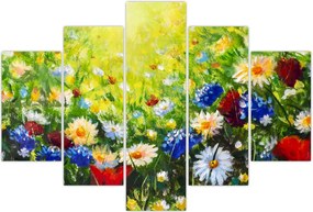 Tablou - Flori sălbatice (150x105 cm)