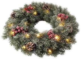 Coroniță LED de Crăciun Retlux LED/2xAA d. 40 cm