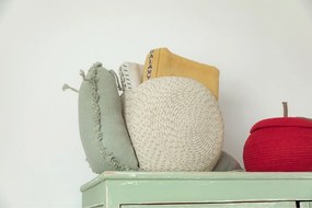 Coș de jucării pentru copii crem-verde salvie din material textil 60x24x30 cm Big Snail – Lorena Canals