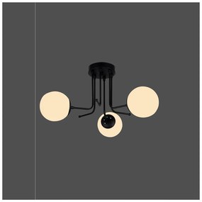 Lustră Squid Lighting Star, înălțime 34 cm, negru