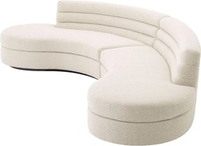 Canapea design modern Lennox, boucle crem 115487 HZ