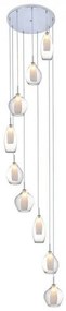 Lustra moderna AMBER MILANO 9 clar ZZ AZ3102