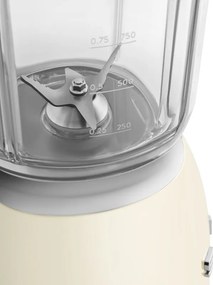 Blender Smeg BLF03CREU, 800 W, 1,5 l, 18 000 rpm, 4 programe, 4 viteze + Impusl, Otel inoxidabil, Crem
