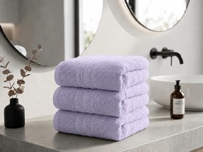 Prosop CLASSIC COLOR 50 x 100 cm lavanda, 100% bumbac