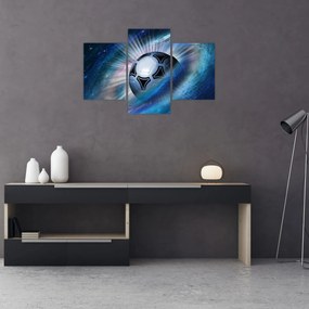 Tablou - Fotbal în spațiu (90x60 cm)