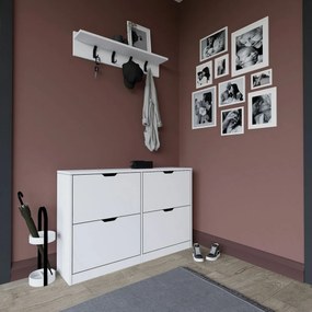 Dulap pentru pantofi Duru Matte White