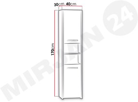 Dulap de bucătărie Nemezas N40 (Alb) . 1103858