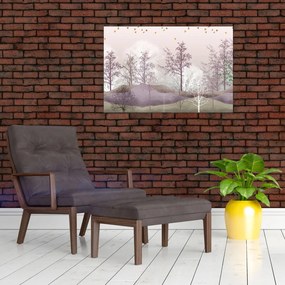 Tablou cu pădure (90x60 cm)