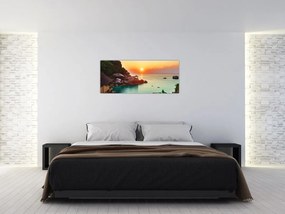 Tablou cu plaja frumoasă (120x50 cm)