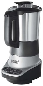 Blender si aparat preparare supa 2in1 Russell Hobbs 21480-56, 1200W, 1.75L, Incalzire, 8 programe, Alarma sonora, Sistem de siguranta, Mentinere la cald, Negru/Inox