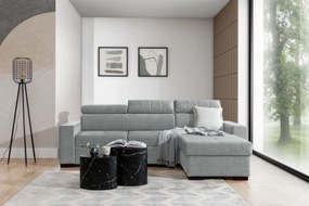 Colțar extensibil Modeno Mini universal stânga/dreapta - gri tricot Ado 1615 Dove