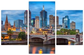 Tablou cu orașul Melbourne (90x60 cm)