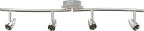 vidaXL Spot de tavan Nichel 27 x 10 x 12 cm Metal